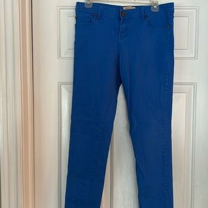 SANCTUARY BLUE LOW RISE SKINNY JEANS - SIZE 28